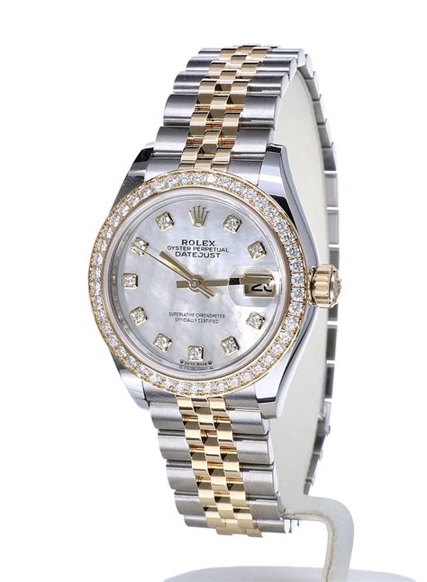 rolex lady-datejust mother of pearl diamonds